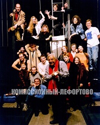 Юрий Любимов во время репетиции, Театр на Таганке 1998 год. Фото: Л.Н. Шерстенников