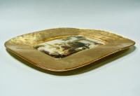 Декоративная коллекционная тарелка, художественное стекло Турция 2000 гг.