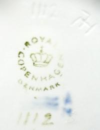 клеймо фарфоровая королевская мануфактура «Royal Copenhagen» Дания, 20 век.