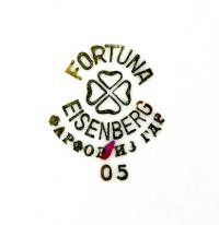 клеймо фарфоровой мануфактуры Fortuna Eisenberg ГДР 20 век.