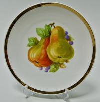 Настенная коллекционная декоративная тарелка Натюрморт с фруктами.