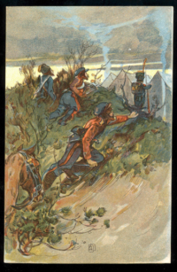 открытки 1912 года по теме "Наполеон и война 1812 года"