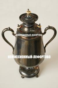 серебряный самовар антикварный серебро Российская империя 1899 год.