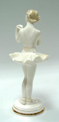 статуэтка «Балерина с цветком», дфз Вербилки, период ссср 1950-1960 гг