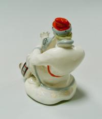 статуэтка «Емеля со щукой» лзфи, период ссср 1950 - 1960 гг.