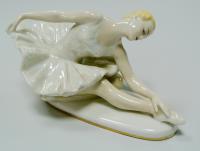 статуэтка «Умирающий лебедь» лзфи, период ссср 1950-1960 гг.